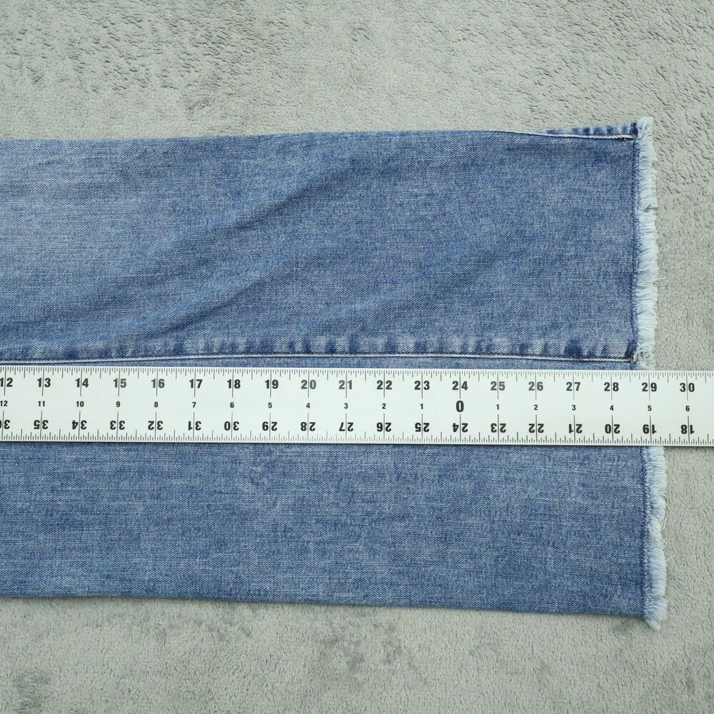 Chico's Jeans Womens Size 2R US-12R High-Rise Slimming Wide-Leg Denim 29" Inseam - Picture 5 of 16